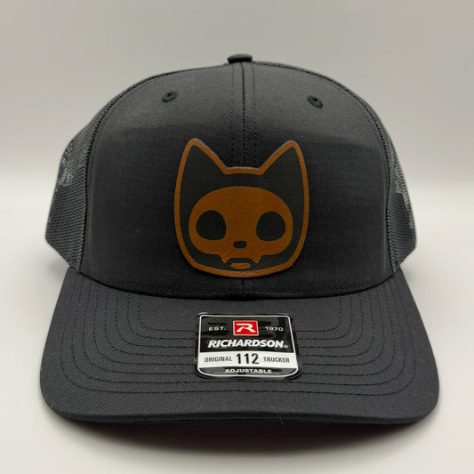 Curved Bill Leather Patch