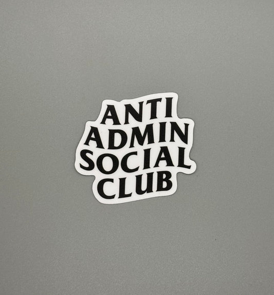 Anti Admin Stickers