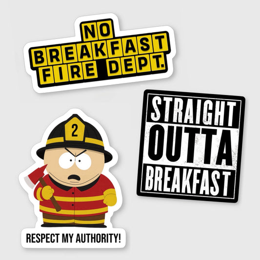 No Breakfast Sticker Pack